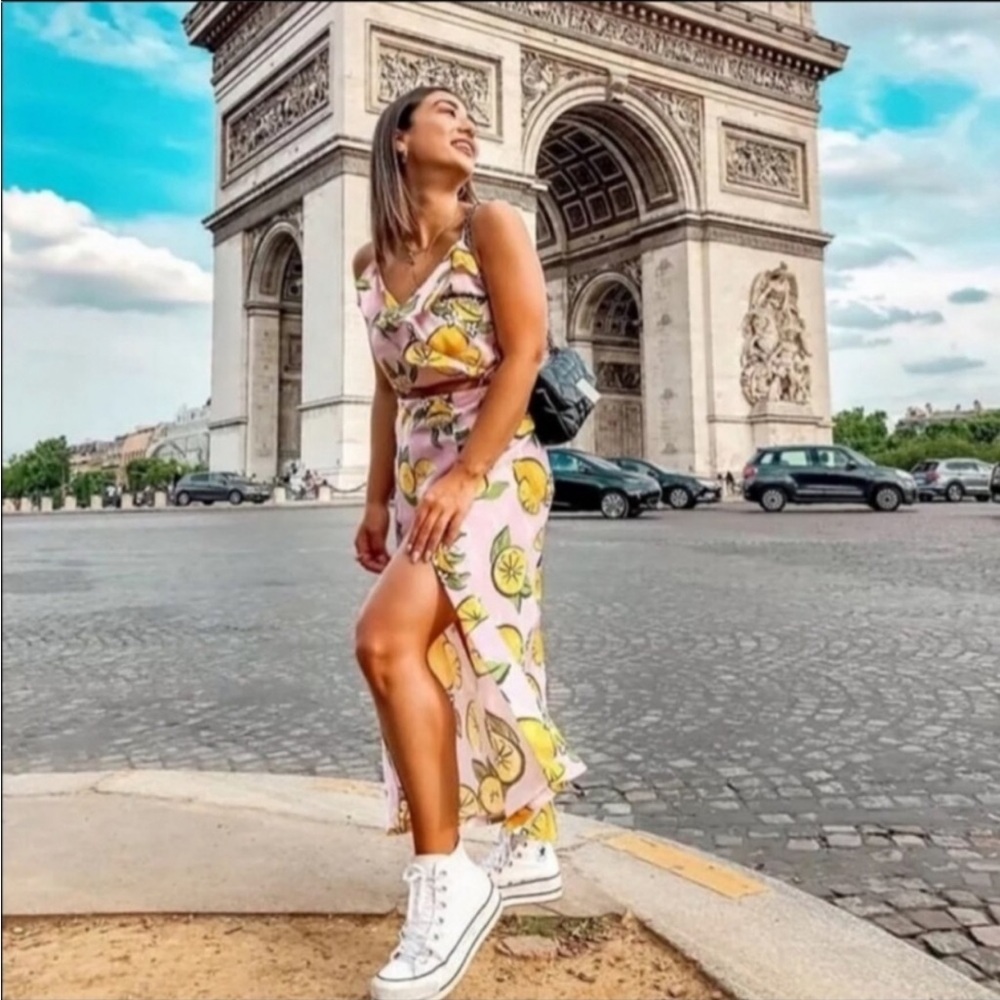 Zara Lemon Print Tank Top